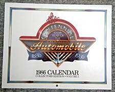 1886-1986 Centennial Gas Powered Automobile Calendar Collector Edition Volume 1
