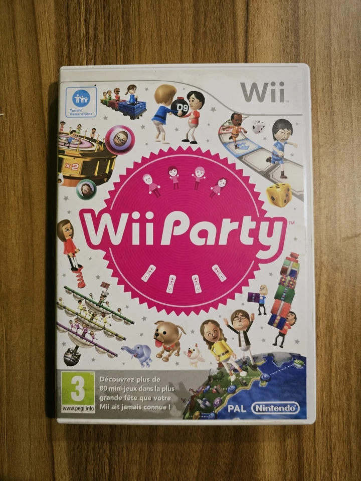 Wii Party Nintendo Wii PAL FR avec notice et livrets - Photo 1/4