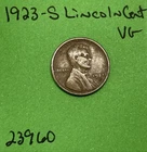 1923 S Lincoln Wheat Cent / Penny 1c Vg Very Good See Pictures
