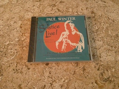 Paul Winter ''The Paul Winter Consort* Solstice Live! CD Sealed. Living Music.