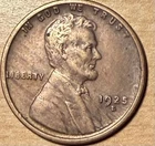 1925 S Lincoln Wheat Cent ~  VF T92