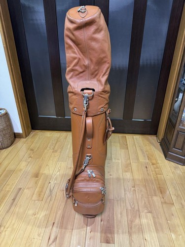 Ferrari FF Golf bag Caddy bag Brown Rare Used - Picture 4 of 12