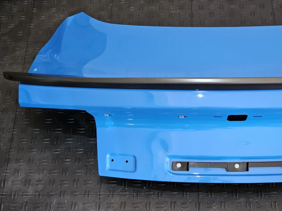 Ford Mustang Mach 1 GT CUPÉ 2015-23 OEM TAPA MALETERO CUBIERTA Y ALERÓN AGARRADOR AZUL Foto 2 de 4