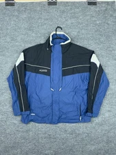 Columbia CORE Interchange Jacket Men's XL Blue Black Vintage Style Ski Shell