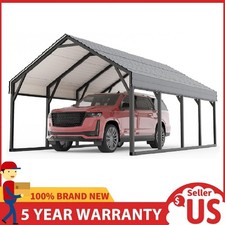 12x20 ft Metal Carport ,Heavy Duty Carport w/...