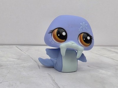 Littlest Pet Shop LPS G7 Blindbox Flieder und Weiß Walross #17