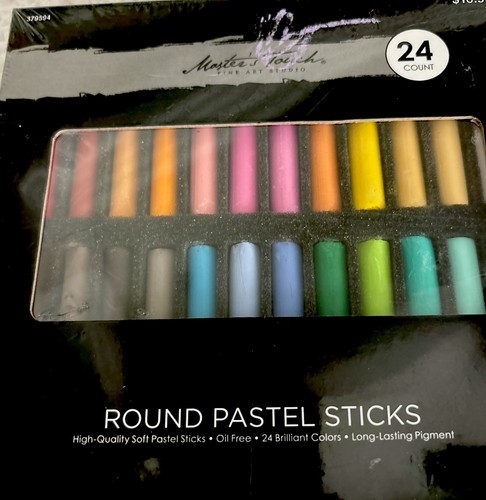Bastoncini pastello rotondi Master touch numero 24. Bellissimo set - Foto 1 di 5