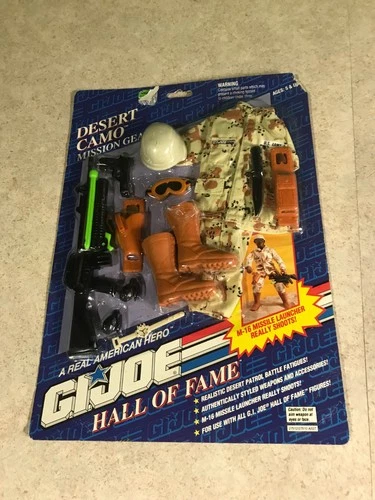 Hasbro NIB G.I.Joe Hall of Fame Desert Camo Mission Gear