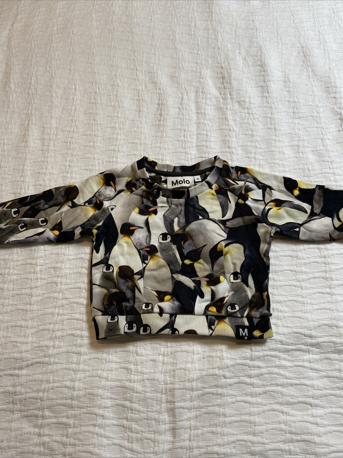 Molo Kids Penguin Sweatset Size 68 - 6 Months EUC
