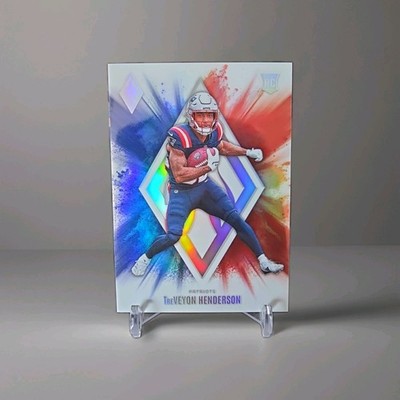 2025 Panini Phoenix Treveyon Henderson Color Blast SSP Case Hit RC Patriots