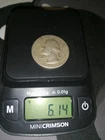 1948 Silver Quarter With A Strike Though For Collecting Or Scrap.