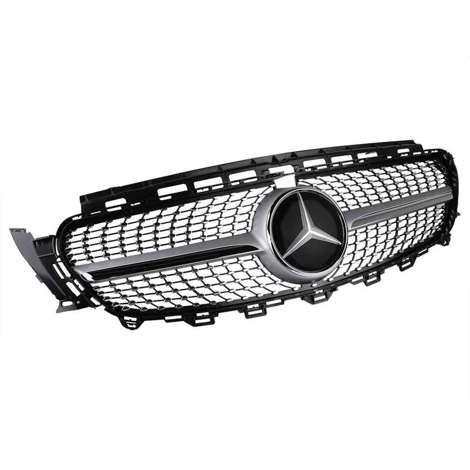 Front Grille Black W/Camera Hole For Mercedes Benz W213 E300 E400 2016-2020 Foto 2 de 4