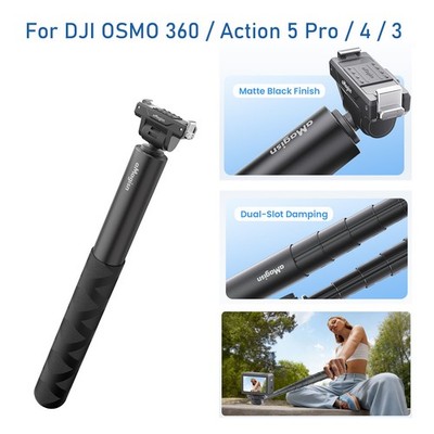 1.2m Invisible Selfie Stick Extended For DJI OSMO 360 /Action 5 Pro/4/3 Camera