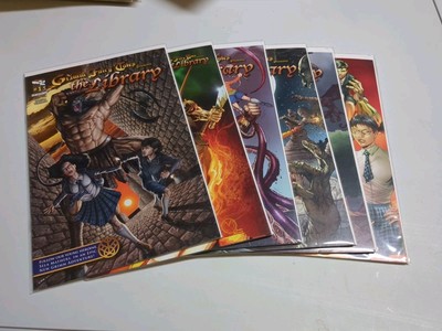 Grimm Fairy Tales Presents: THE LIBRARY 1-5 (Full Run 1-5) Plus 3B 2011 (N7)