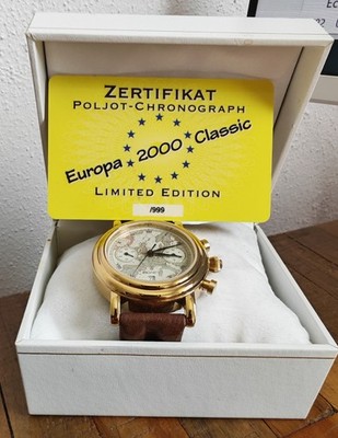 Poljot Chronograph Europa 2000 Classic Limited Edition Armbanduhr