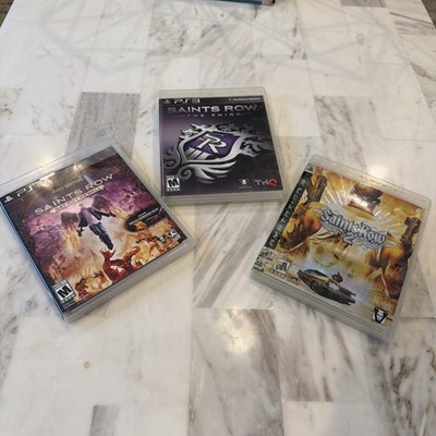 Saints Row 2 The Third Gat Out of Hell Sony PlayStation 3 PS3 Game Lot 3 Tested