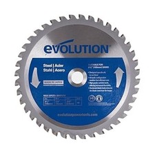 Evolution 6-1/2 BLADEST Steel Cutting Saw Blade, 6-1/2-Inch x 40-Tooth, Silver
