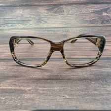 Juicy Couture Glitterati/S Brown Striped Eyeglasses EE9 Y6 58-15-125 Gold Logo