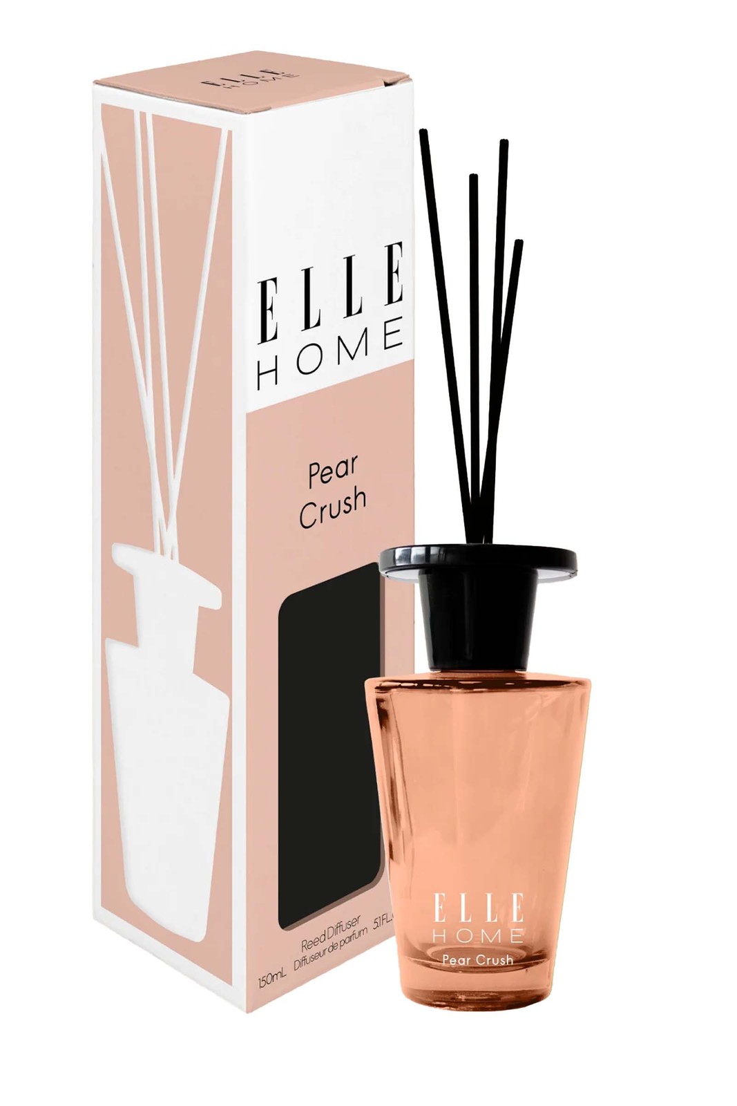 Elle Home Pear Crush Scented Diffuser 150ml Indoor Fragrance Fruity Scent