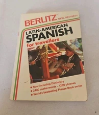 1988 Phrase Bk.: "Latin-American Spanish Phrase Book" by Berlitz Editors (MH63)