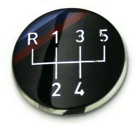 ムッシュ Genuine BMW 25111221611 Manual Trans Shift Knob Emblem; 5