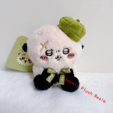 Cute Chiikawa Berets Rakko Plush Doll Souvenir Mascots Keychain Doll Pendant