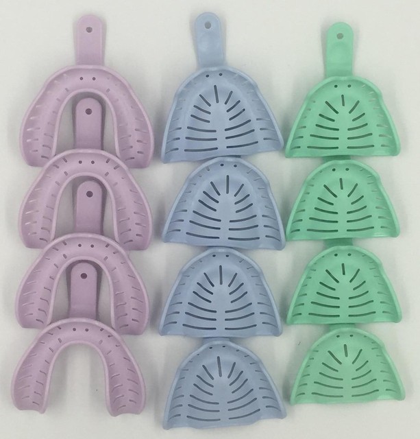 Edentulous Heat Moldable Trays custom trays Qty 24 Dental Impression