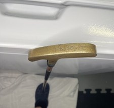 Otey Crisman Brass NN1 Selma Two Way Head Putter Wooden Hickory Shaft
