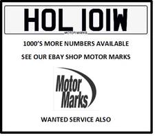 HOL 101W HOLLY HOLLOW HOLLIE HOLY CHERISHED NUMBER PLATES HOL 101W HOLLOW HOLLY 