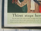 Vintage 1939 Coca Cola Magazine Print Ad "Thirst Stops Here" — photo 7