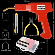 Plastic Welder, 1000PCS Staples, Plastic Welding Kit, Hot Stapler Kit, Plasti...