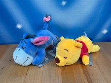 WINNIE THE POOH EEYORE Mini Cuddleez 6" Plush Set of 2 New With Tags