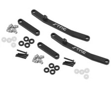 Axial AX24 Aluminum Front & Rear Steering Links (Black)