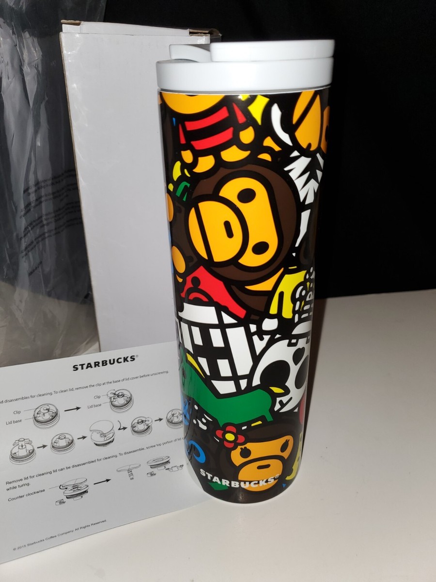 Starbucks Coffee A Bathing APE Bape Baby milo Vacuum Cup Stainless