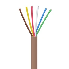 18/6 Thermostat Wire 18 Gauge Solid Copper CMR Heating HVAC AC Cable 500FT