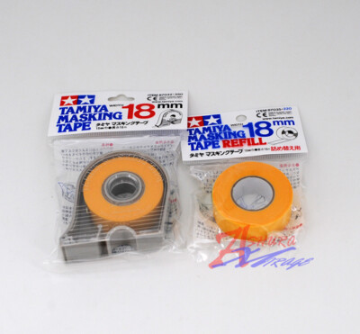 TAMIYA 87032 87035 Model paint spray Masking Tape 18mm + Refill | eBay