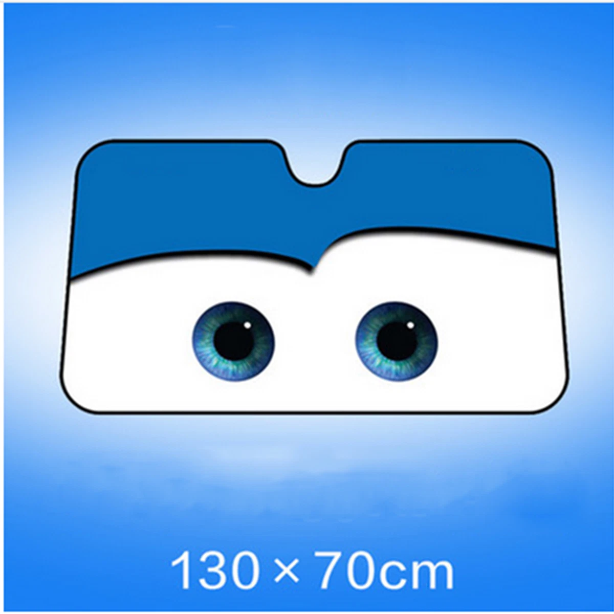 Car Front Window Screen Sun Shade Cover Cartoon Eye Windshield Sunshade Visor