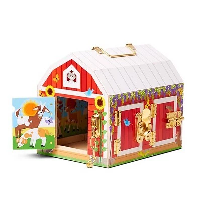 Melissa and doug clearance latches barn toy