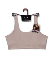 Maidenform Bralette Sporty Crop Bra Evening Blush Beige Woman s L/DD