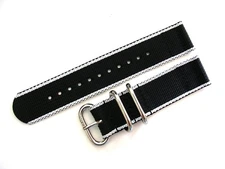 20mm 22m NATO ® EDGE™ 2pc WHITE watchband Sport strap Heavy Nylon UTC IW SUISSE