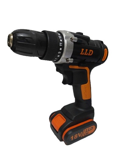 Trapano avvitatore doppia batteria a litio 18V + valigetta e 24 accessori - Foto 7 di 11