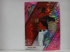 2022 Panini Chronicles Phoenix Pink Pulsar Josiah Gray #5 Rookie RC
