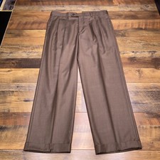 Axist Dress Pants Mens 36x30 Brown Performance Wrinkle Resistant No Iron New