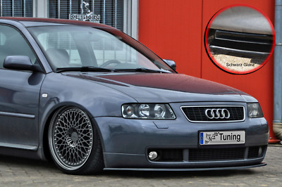 Spoilerschwert Frontspoiler Cuplippe aus ABS für Audi S3 8L schwarz