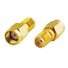 50pcs RP-SMA Plug male to SMA Jack RF Adapter Connector For 4G WiFi GPS Antenna