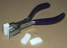 Bracelet Bending-Forming Pliers With Nylon Jaws And Extra Set Of Jaws