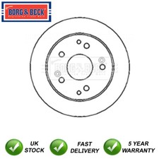 1x Brake Disc Rear Borg & Beck Fits Honda Civic Integra 1.6 1.7 TDi 1.8 2.0