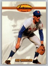💎1993 Ted Williams Baseball #56 Bud Harrelson - New York Mets💎