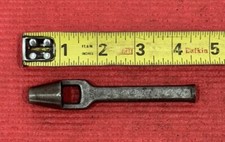 Vintage OSBORNE Arch Punch - 3/8" - Leather, Rubber, Vinyl, Gasket Made In USA