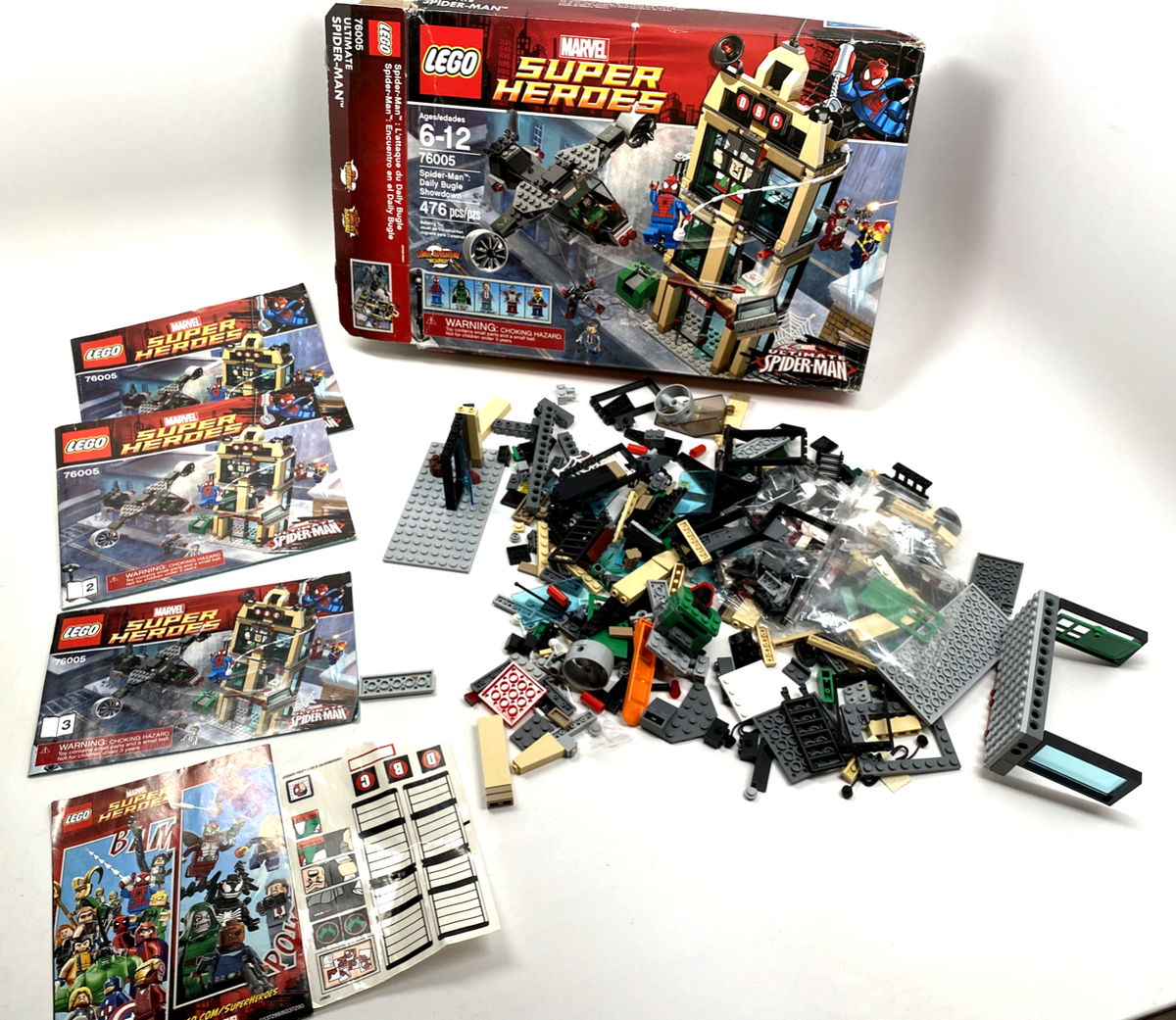 LEGO Marvel Super Heroes: Spider-Man: Daily Bugle Showdown 76005